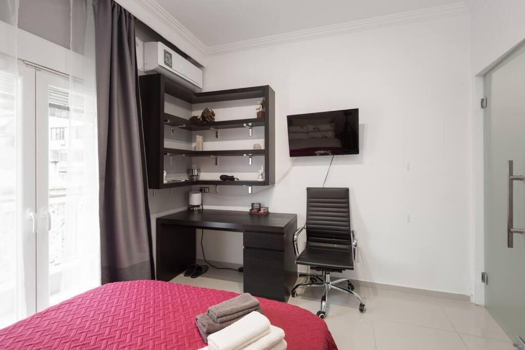 Modern Office Apartment.Wifi,2A/C,Luxury Fur/Tures Thessaloníki Exteriör bild